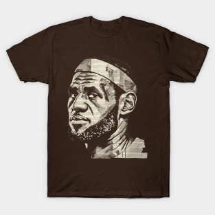 Lebron Big James - paper tape T-Shirt